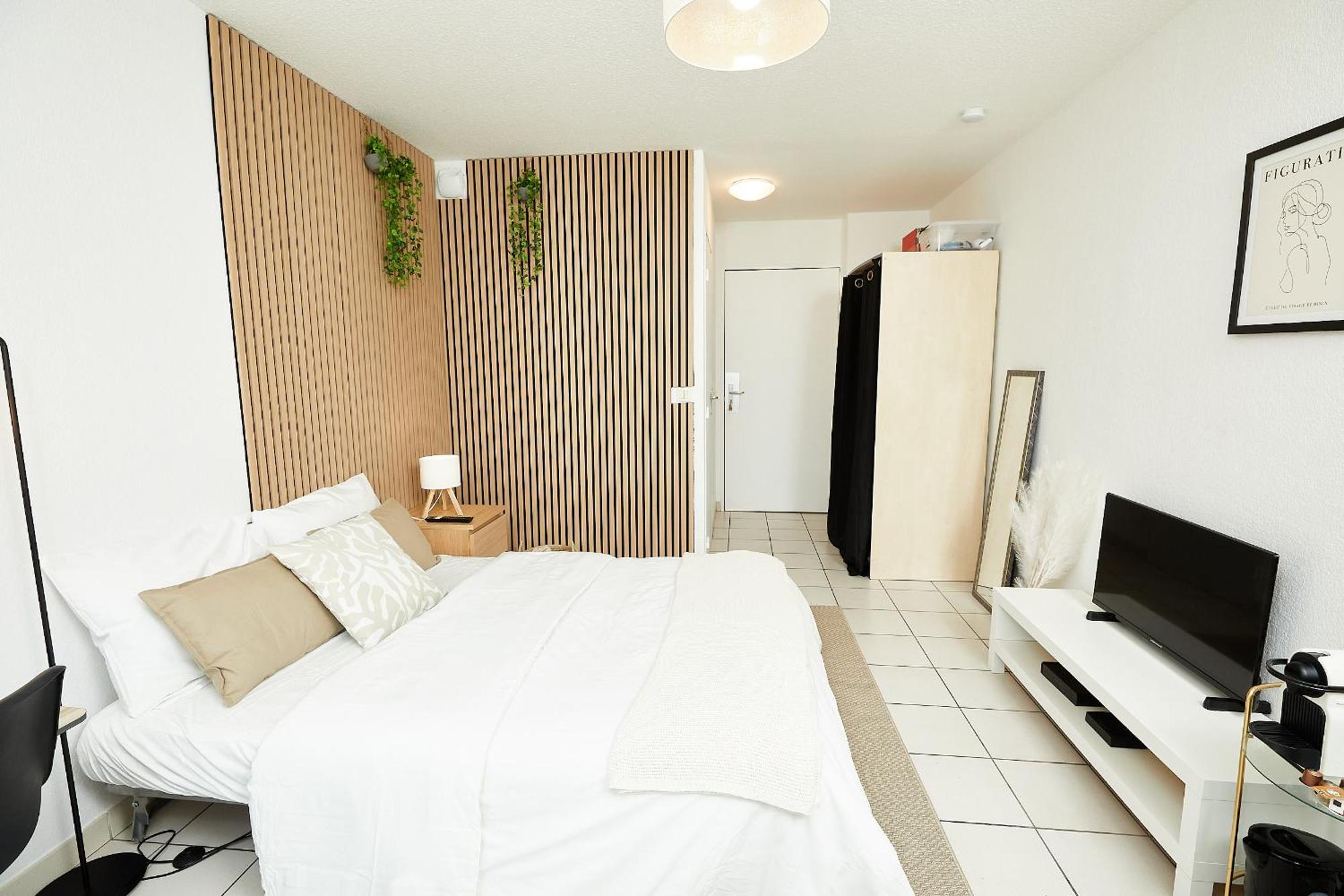Le Chic Urbain - Hopitaux Facultes - Chateau D'o - Free Parking Appartement *